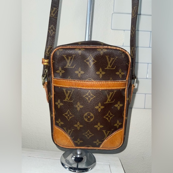 Authentic Louis Vuitton Monogram Danube Mini Leather Crossbody - Picture 1 of 12